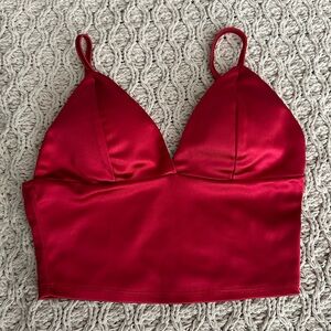 Red Crop Top